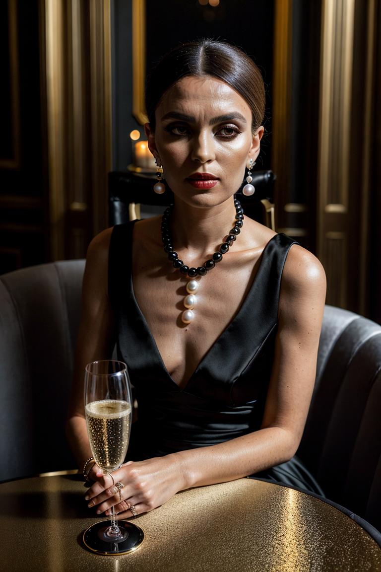 luxury model photography style