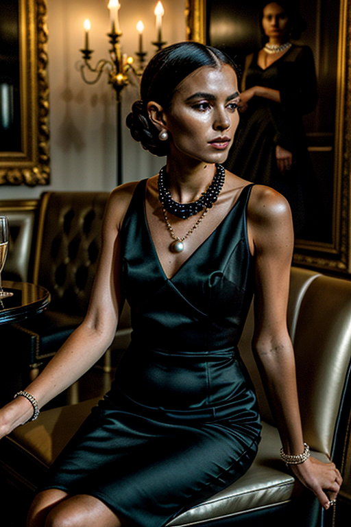 glamorous woman editorial photo