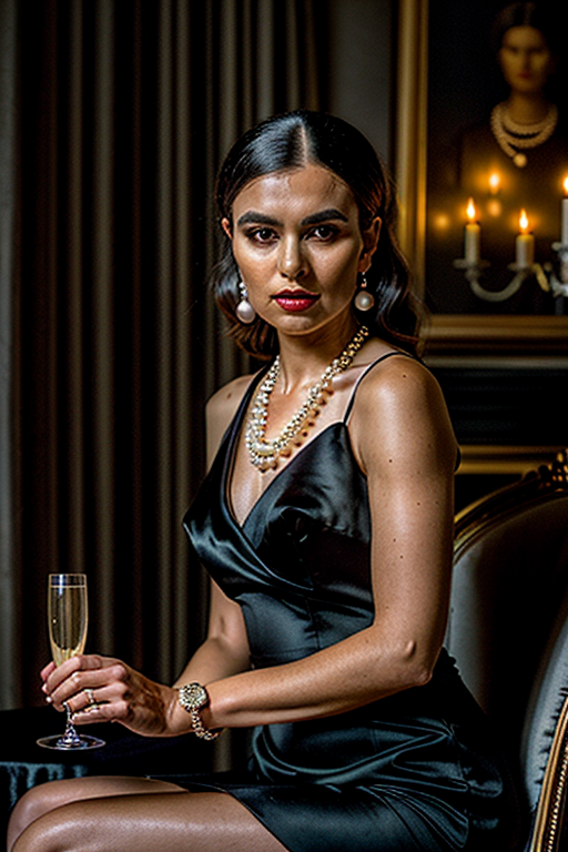 luxury model photography style