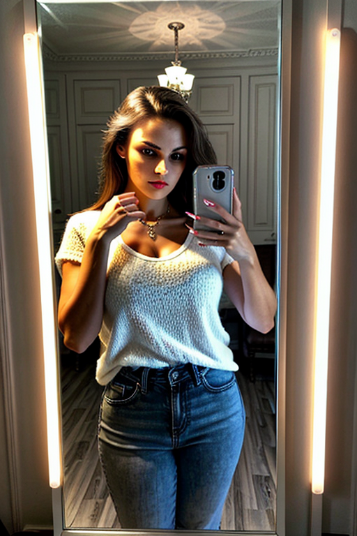 mirror reflection photo style