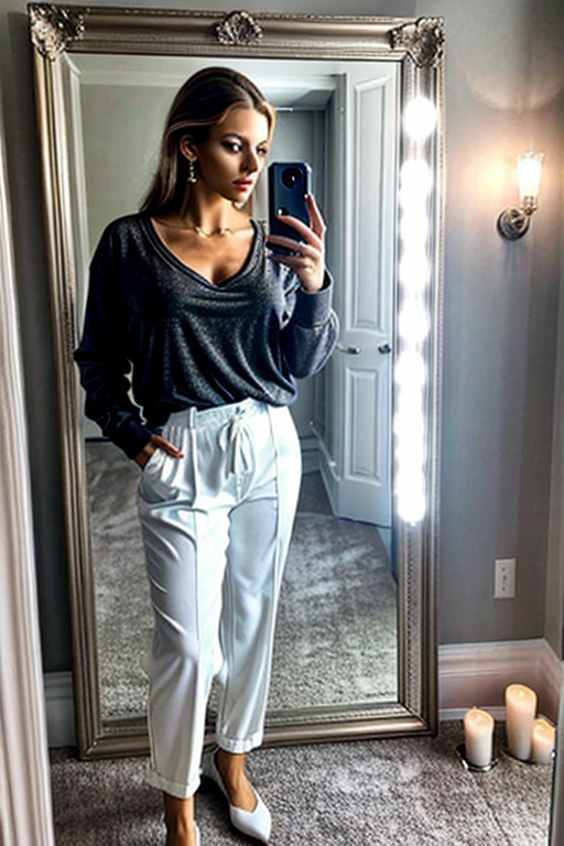 aesthetic mirror selfie girl quotes