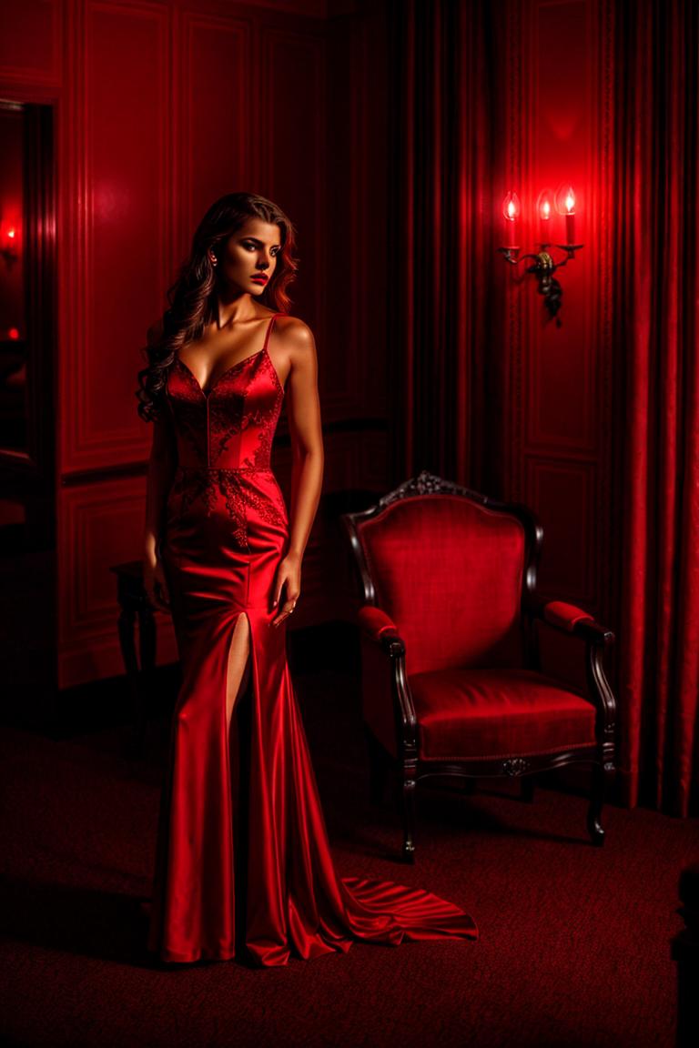 moody red aesthetic image