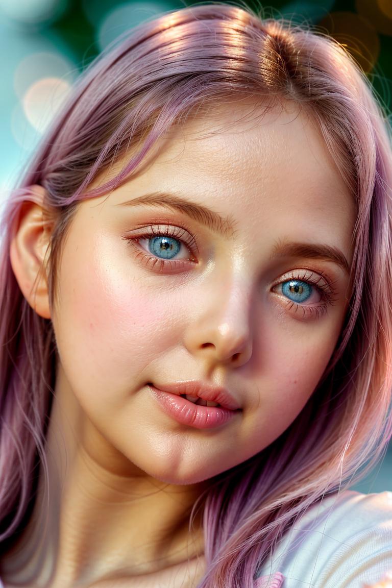 dreamy aesthetic portrait