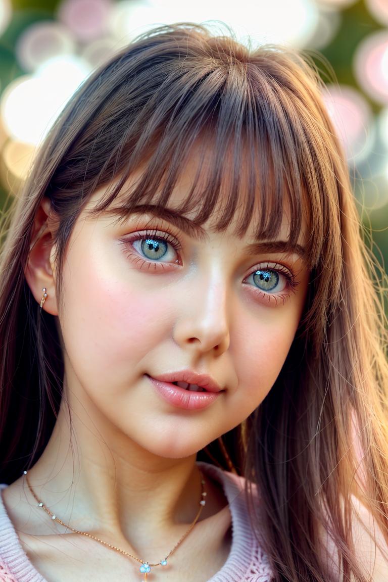 dreamy aesthetic portrait