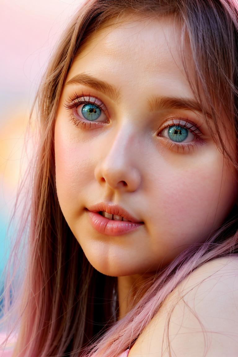 dreamy aesthetic portrait