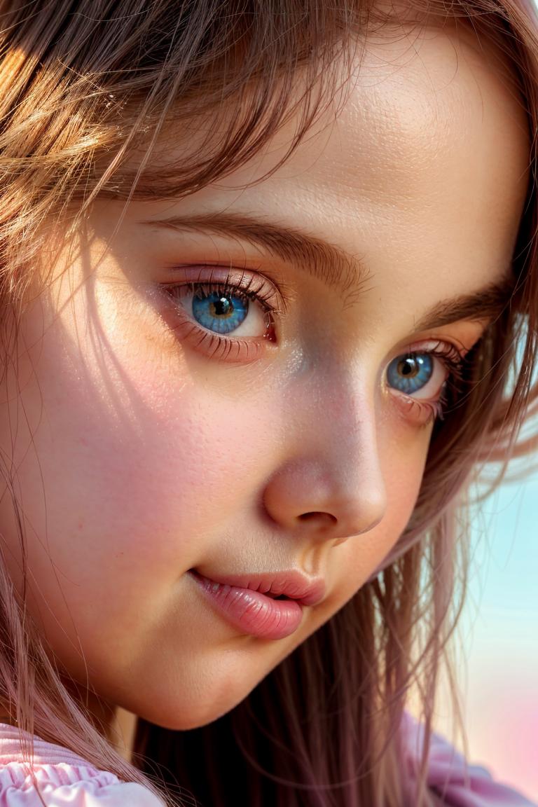 dreamy aesthetic portrait