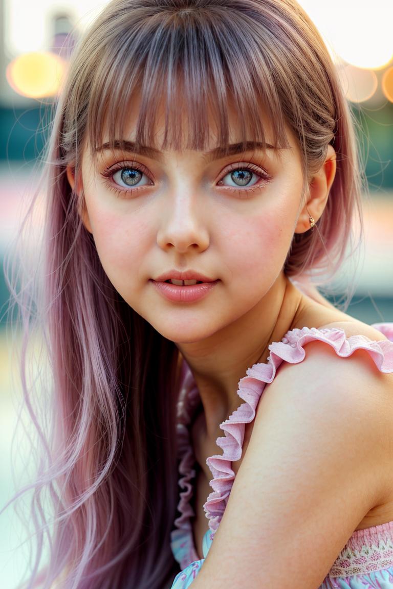 dreamy aesthetic portrait