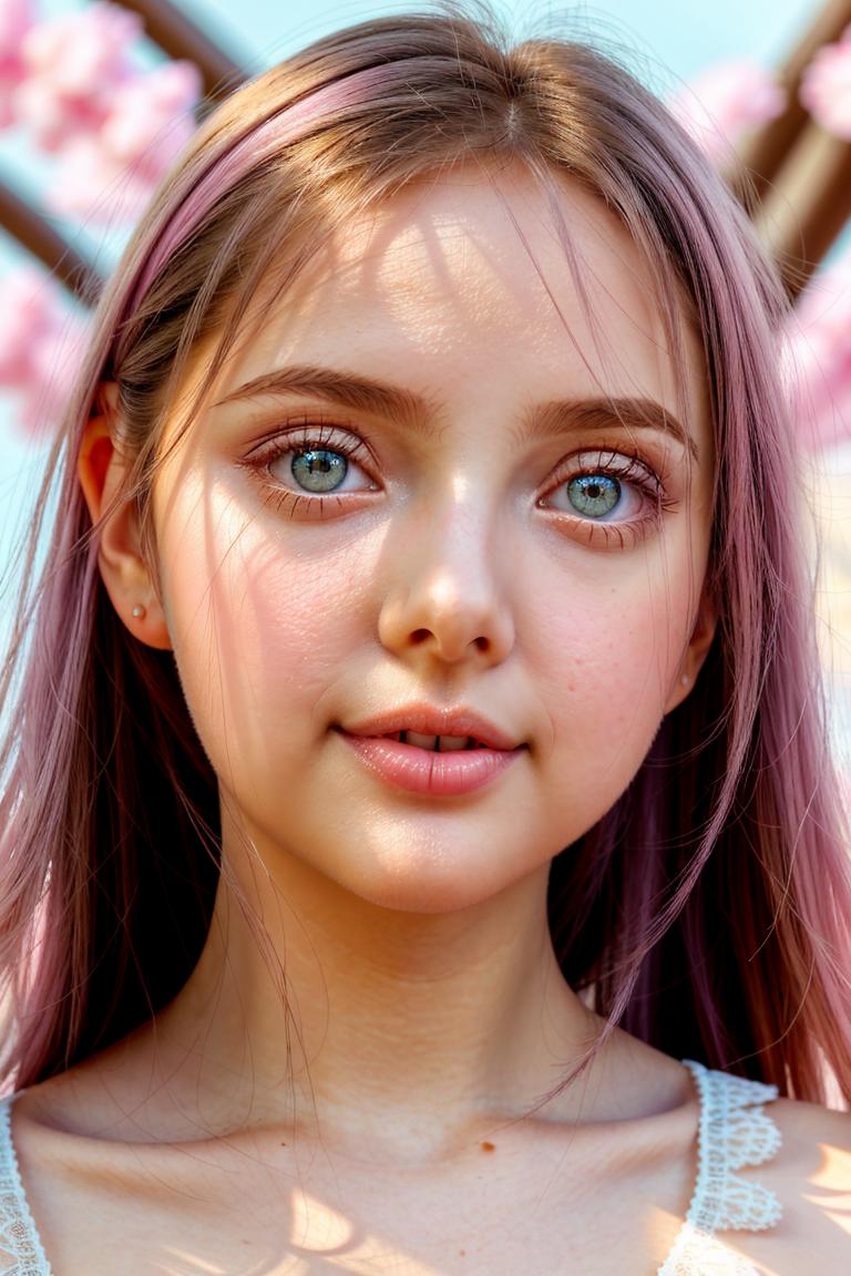 dreamy aesthetic portrait