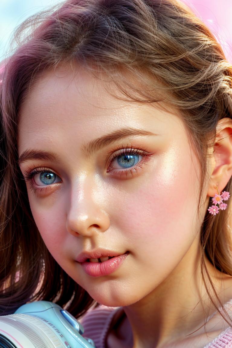 dreamy aesthetic portrait