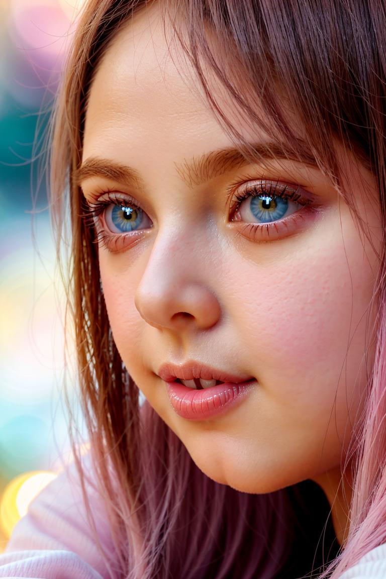 dreamy aesthetic portrait