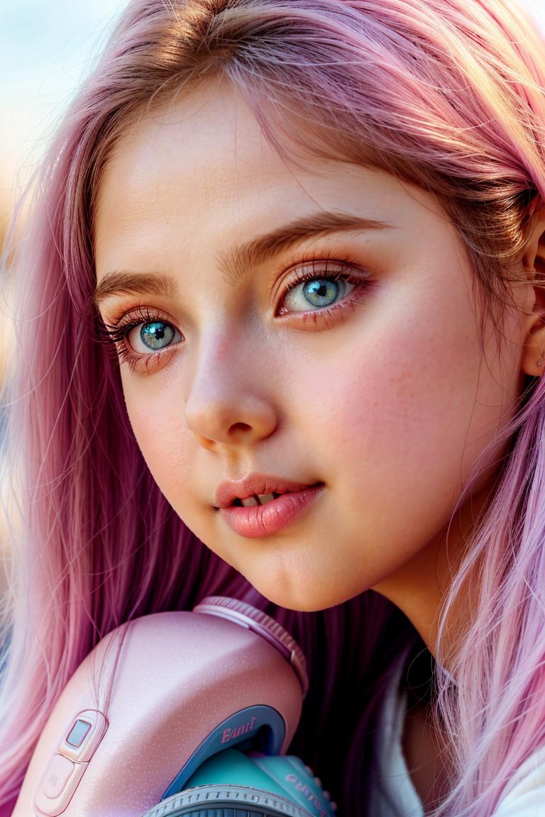 dreamy aesthetic portrait