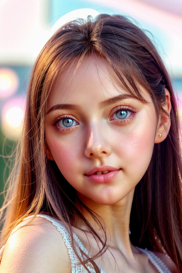 dreamy aesthetic portrait