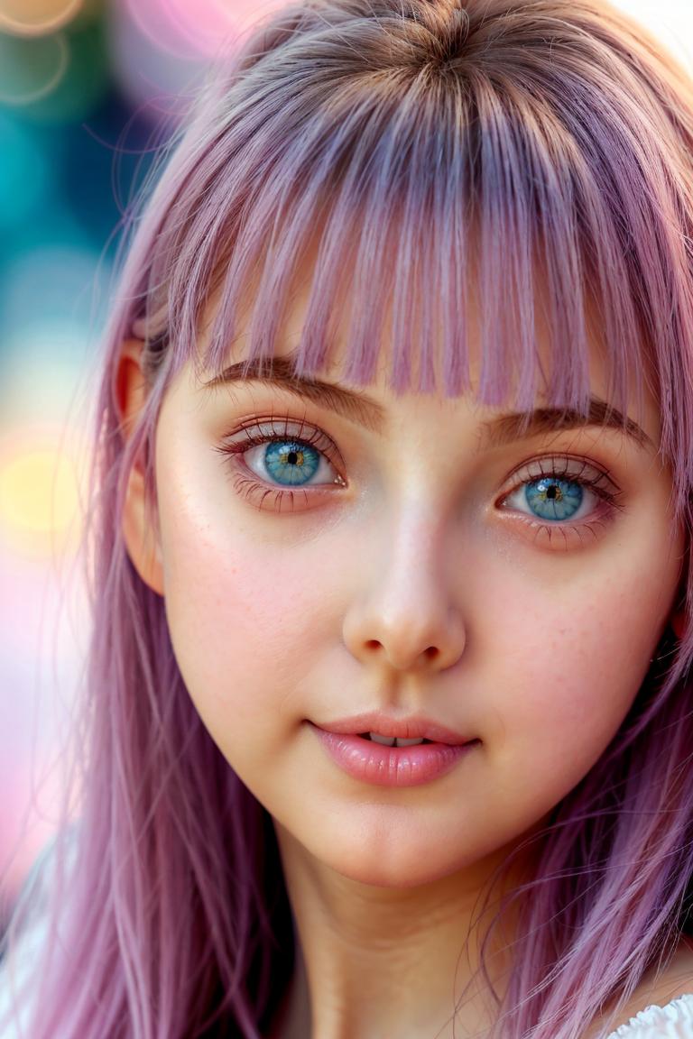 dreamy aesthetic portrait