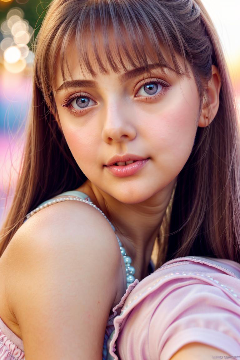 dreamy aesthetic portrait