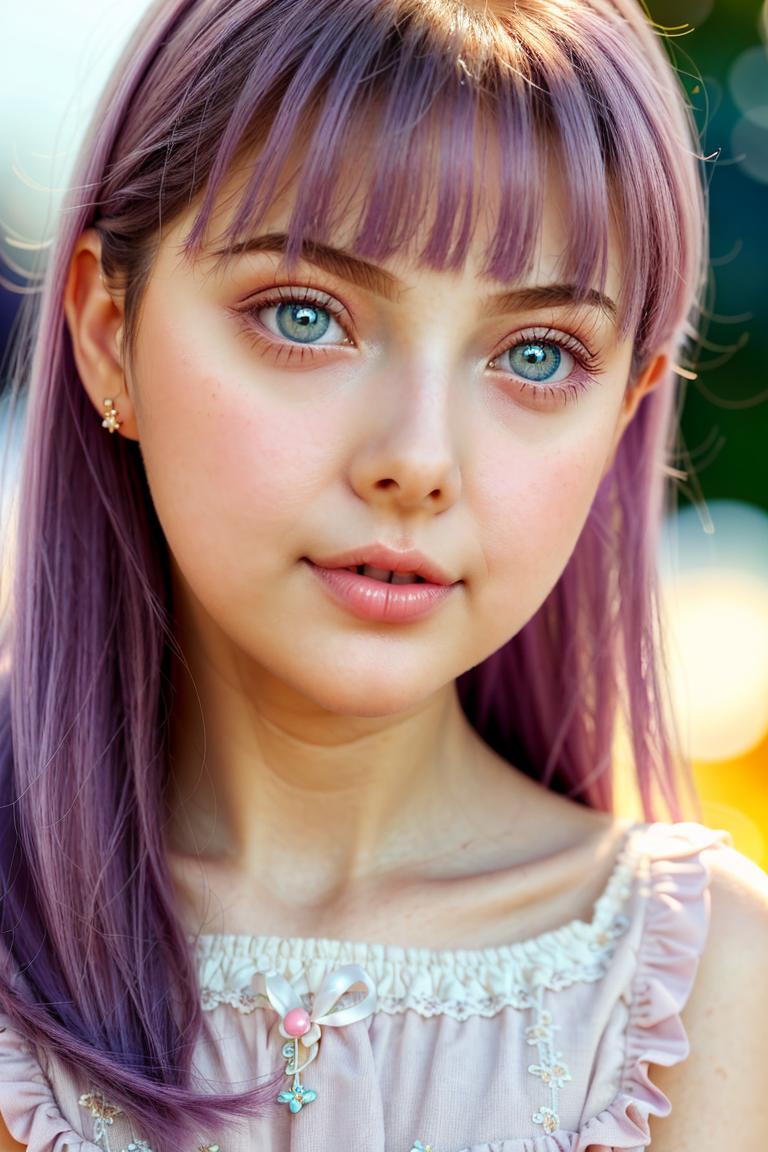 dreamy aesthetic portrait