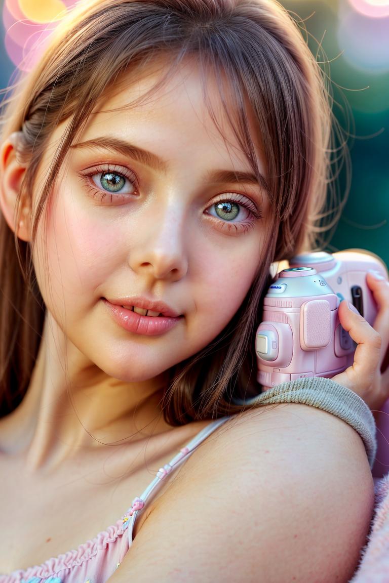 dreamy aesthetic portrait