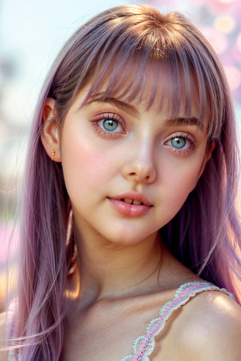 dreamy aesthetic portrait