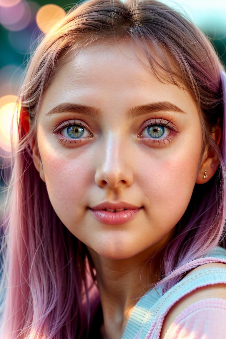 dreamy aesthetic portrait