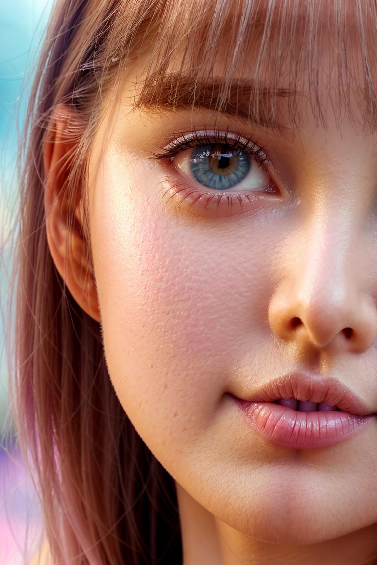 dreamy aesthetic portrait