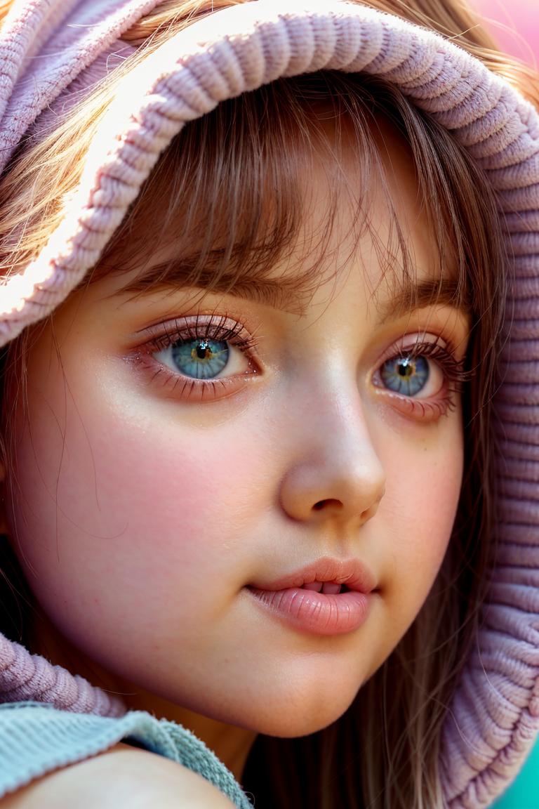 dreamy aesthetic portrait