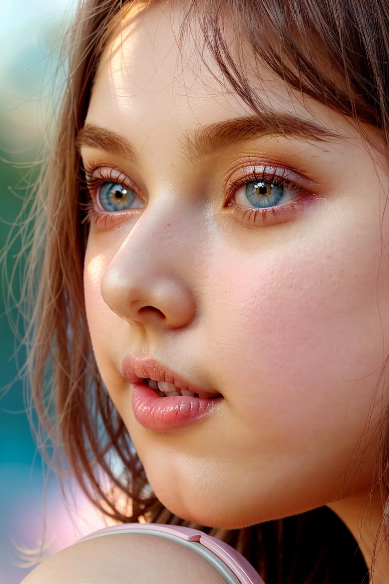 dreamy aesthetic portrait