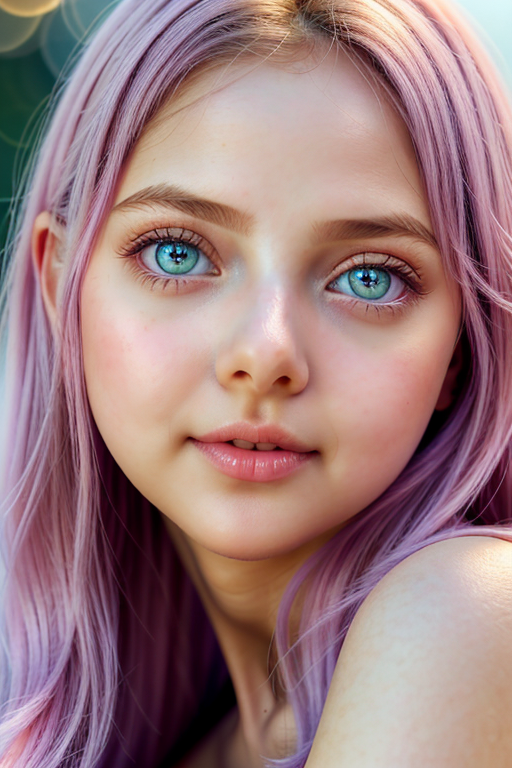 dreamy aesthetic portrait