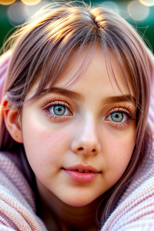 dreamy aesthetic portrait