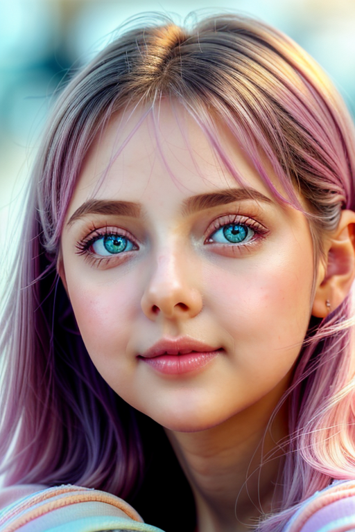 dreamy aesthetic portrait