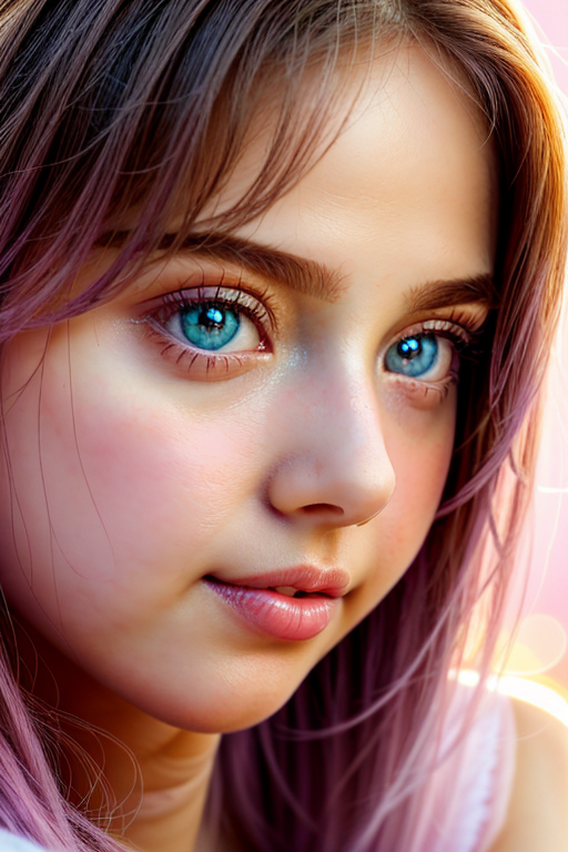 dreamy aesthetic portrait