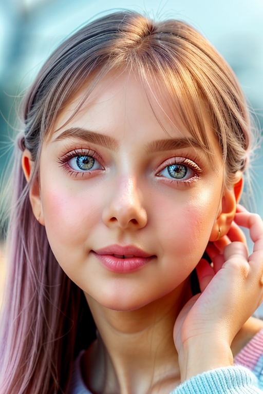 dreamy aesthetic portrait